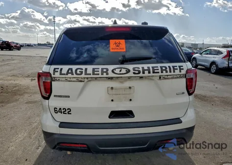 2018 Ford Explorer Police Interceptor z USA, uszkodzony, nr VIN 1FM5K8AR0JGC17869